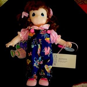 Pansy July Precious Moments Doll